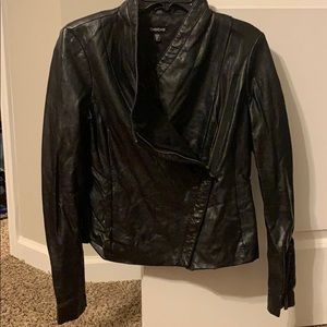 Bebe Black Leather Jacket